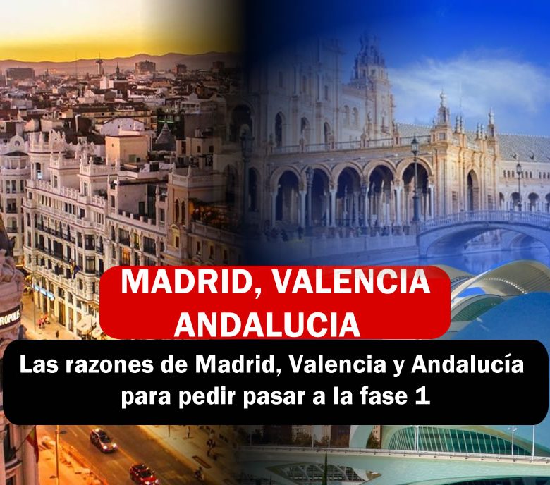 Madrid, Andalucia y Valencia