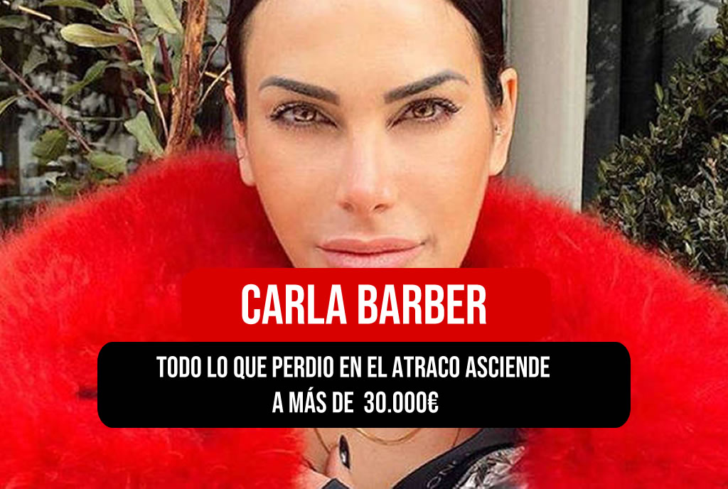 Carla Barber atracada en Madrid